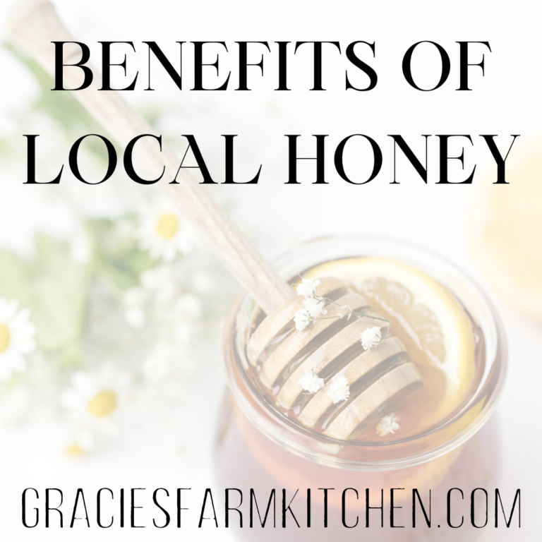 Bees making local honey