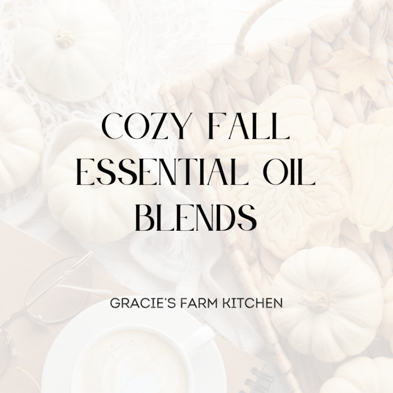 Cozy Fall Essential Oil Blends Title Image
