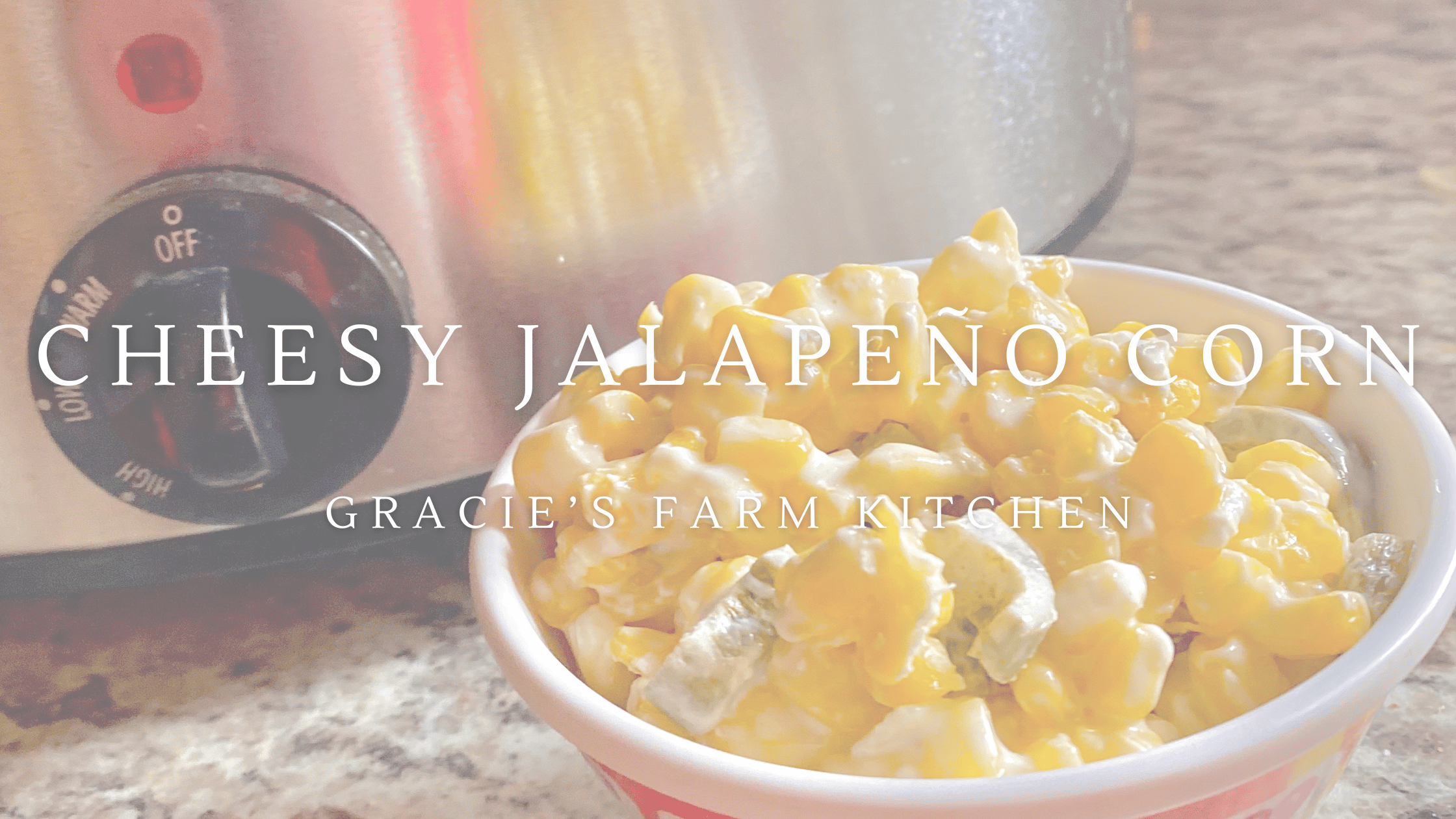 cheesy jalapeno crockpot corn